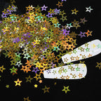 12 Colors Star Nail Art Glitter Sequins, 3D Five-Pointed Star Nail Flakes - Image 3
