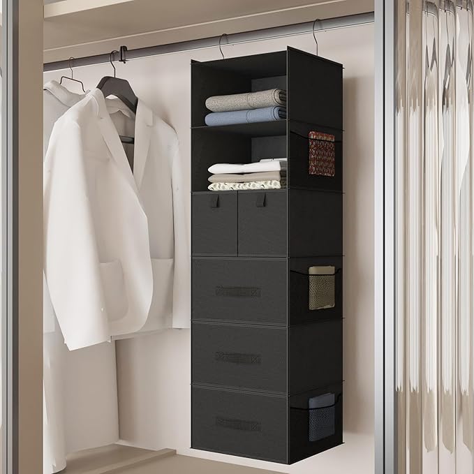 6-Shelves Hanging Closet Organizer - Image 4