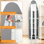 Ironing Board Cover and Pad, 21x54 Extra Large Thick Iron Padding, Scorch & - Image 5