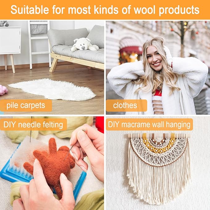 Carpet Rake Sheepskin Wool Brush More Suitable - Image 6