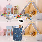 FANKANG Storage Basket, Nursery Hamper Canvas Laundry Basket Foldable - Image 7