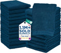 DAN RIVER 24 Pack Wash Cloths for Showering by DanRiver