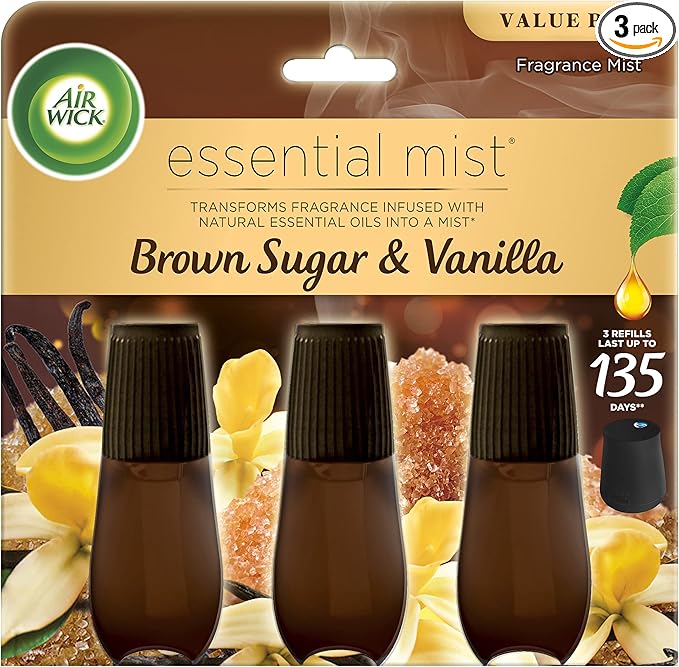 Air Wick Essential Mist Refill, Fall Scent, Essential Oils, Air Freshener by AirWick