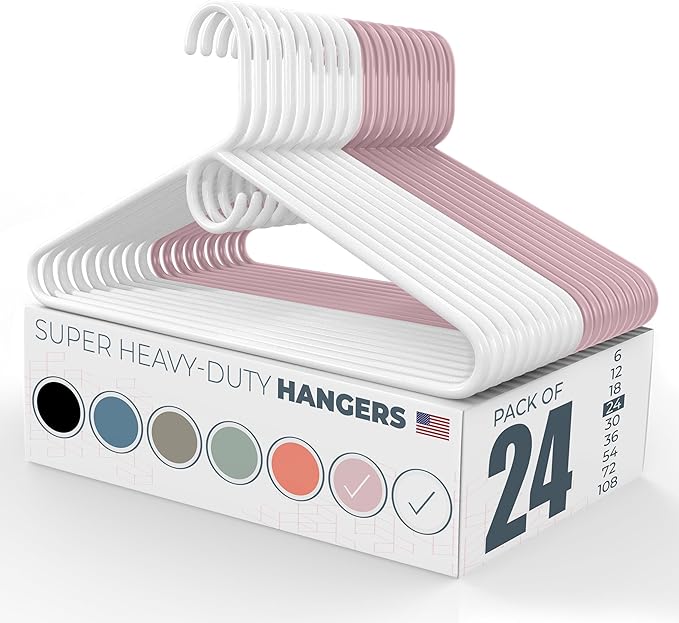 Neaties Super Heavy Duty Clothes Hangers 20 Pack – Made in The USA - 10lb by NeatiesHangers
