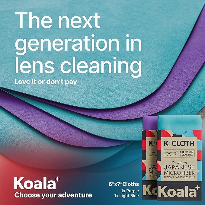 Koala Lens Cleaning Cloth | Japanese Microfiber | Glasses Cleaning Cloths | - Image 6