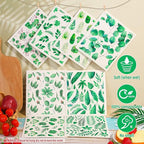 Lucomb 8 Pack Swedish Dish Cloths Washable, Reusable Cleaning Kitchen Paper - Image 2
