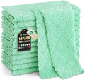 Homaxy 12 Pack Kitchen Dish Cloths, Super Soft and Absorbent Coral Velvet Dish by Homaxy