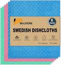 Swedish Dishcloths, Reusable Soft Kitchen Towels, Absorbent Sponge Cleaning by MoLKENE