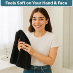 Black Hand Towels for Bathroom - Image 4