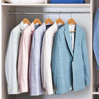 JS Hanger Wooden Coat Hangers, 20 Pack High Grade 17.5 Inch Wood Suit Hangers - Image 2