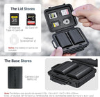JJC Portable Camera Battery Memory Card Storage Case - Image 2