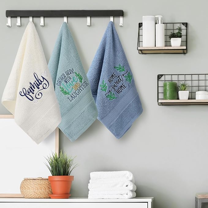 3 Pcs Farmhouse Decorative Hand Towels - Image 4