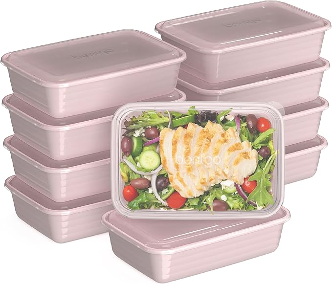 Bentgo Prep - 20-Piece 1-Compartment Reusable Meal Prep Containers by Bentgo