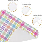 Easter Checkered Dish Drying Mats 18x24 Inch Colorful Buffalo Plaid Drying Mats - Image 7