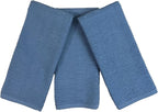 Chambray Light Blue Kitchen Hand Dish Towels: Oversized 28" x 18", 100% Cotton - Image 5