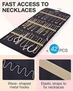 BAGSMART Hanging Jewelry Organizer Storage Roll - Image 2