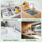 TOOVEM Silicone Faucet Splash Guard, 17.7 x 5.5 Inch Kitchen Sink Splash Guard - Image 8