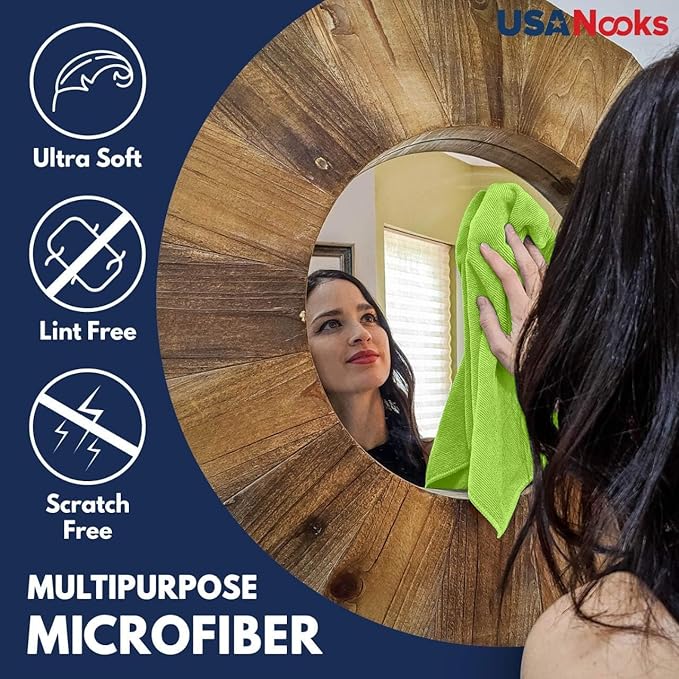 USANOOKS Premium 300GSM Microfiber Cleaning Cloth - Image 4