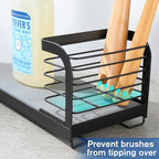 Wipe-Free Sink Organizer with Drying Stone, Instant Dry Sink Caddy Organizers - Image 2