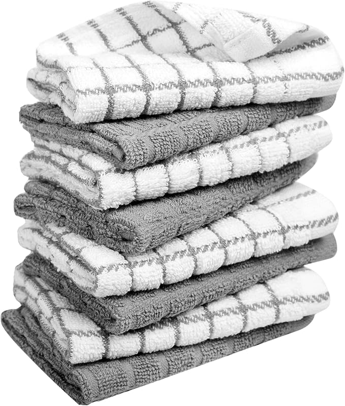 Bumble Dish Cloths | 12" x 12" | 100% Cotton Kitchen Towels | 405 GSM | Soft - Image 6