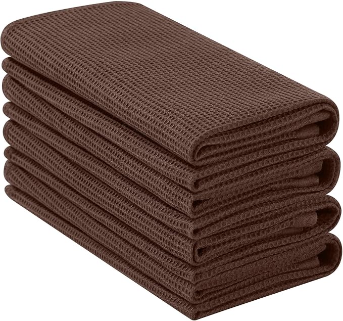 Homaxy 100% Cotton Waffle Weave Kitchen Towels by Homaxy