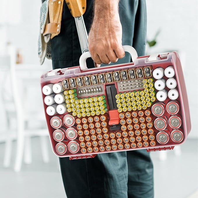 Battery Organizer Storage Holder Case - Image 6