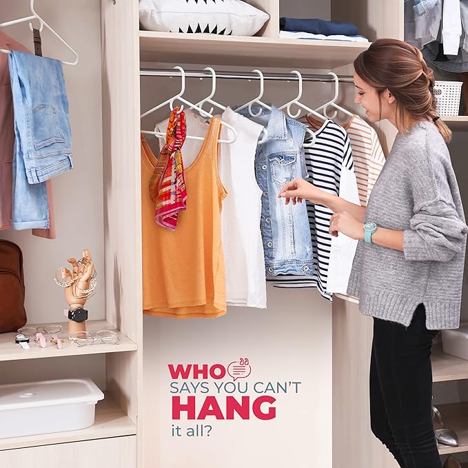 Neaties Heavy Duty Clothes Hangers 20 Pack – Made in The USA – 8lb Capacity - Image 6