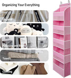 Over Door Organizer with 5 Large Pockets, Heavy Duty Hanging Organizer Storage - Image 6