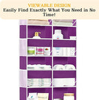 Over The Door Organizer 5 Tiers, Extra Large Behind Door Storage of 10 - Image 6