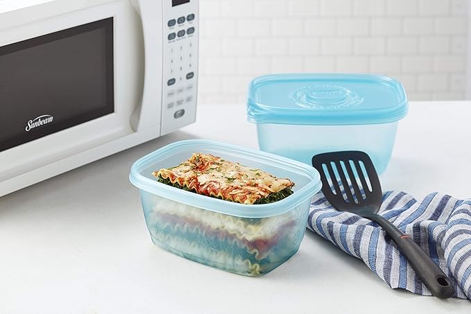 Gladware Freezerware Food Storage Containers, Large Rectangle Holds 64 Ounces - Image 10
