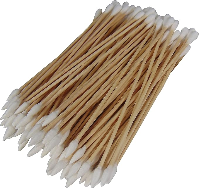 Type-III 100pc Gun Cleaning 6 Inch Double Sided Cotton Swabs by Type-IIIProducts