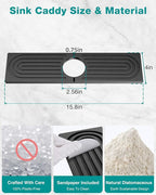 Stone Faucet Mat for Kitchen Sink, Diatomite Sink Protectors - Image 3