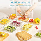 Vtopmart 5 Pack 35oz Glass Containers - Image 3