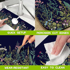 Kitchen Sink Splash Guard Faucet Mat Super Absorbent Fast Drying Mat Guard - Image 5