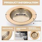 Retisee 2 Pcs Sink Strainer Stainless Steel Kitchen Sink Drain Strainer Basket - Image 3
