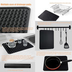 Stainless Steel Dish Drying Rack, Expandable Fruit & Vegetable Drain Rack over - Image 9