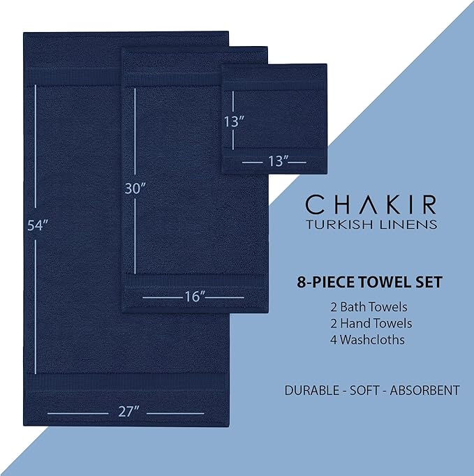 Chakir Turkish Linens | Hotel & Spa Quality 100% Cotton Premium Turkish Towels - Image 6