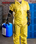 PACIFIC PPE Heavy Duty Latex Chemical Gloves, Strong Acid Resistance Rubber - Image 8