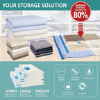 6 Pack Vacuum Storage Bags - Image 2