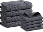 Homaxy Kitchen Towels and Dishcloths Set, 12 x 12 and 13 x 28 Inches, Super by Homaxy