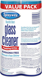 Sprayway Glass Cleaner Foaming Aerosol Spray, Streakless, Fast-Acting | Cleans - Image 2