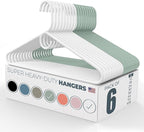 Neaties Super Heavy Duty Clothes Hangers 6 Pack – Made in The USA - 10lb by NeatiesHangers