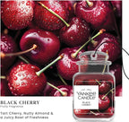 Yankee Candle Car Jar Ultimate Black Cherry, True-to-Life Scent, Essential Oils - Image 2