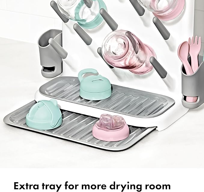 OXO Tot Expandable Drying Rack – Space-Saving Drying Rack | Newborn and Baby - Image 3