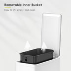 EKO Slim Small Bathroom Trash Can - Image 3