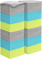 AIDEA Microfiber Cleaning Cloth-100PK, Soft Microfiber Towels by AIDEAHOME