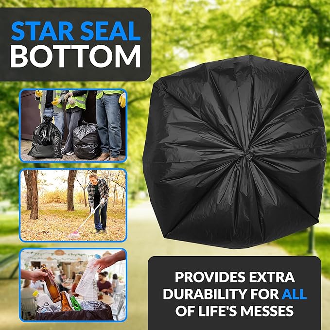 Reli. 95 Gallon Trash Bags Heavy Duty | 68 Trash Bags | Super Sizeable - Image 4