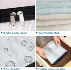 Fixwal 4 Pack 40L Blanket Storage Bags - Image 3