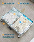 Vacuum Storage Bags for Travel, 12 Pack Vacuum Seal Bags - Image 4