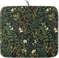 Black Sage Green Plant Dish Drying Pad 16 x 18 Inch by APORTT